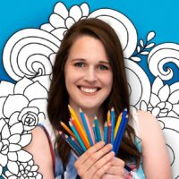 Sarah Renae Clark – Sarah loves taking simple coloring pages and transforming them into epic pieces of art. Videos full of tips for beginners and inspiration for more advanced artists.